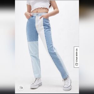 PacSun Eco Hopper Patch Mom Jeans Size 25